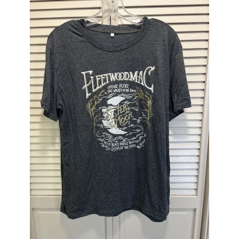Fleetwood Mac Graphic Tshirt Gray Size XL Womens Soft Jersey Music Band